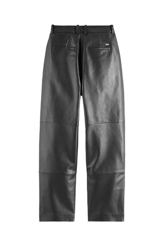 Schapenleren Broek Zwart