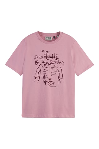 T-shirt relaxed - Roze