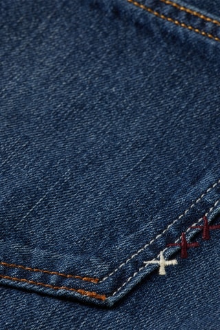 Jeans recht model - Donkerblauw