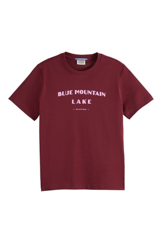 T-shirt regular - Bordeauxrood