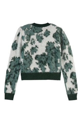 Wollen en Mohair Vest - Groen