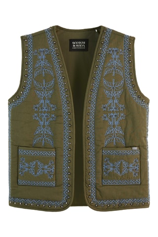 Mouwloos vest- Groen