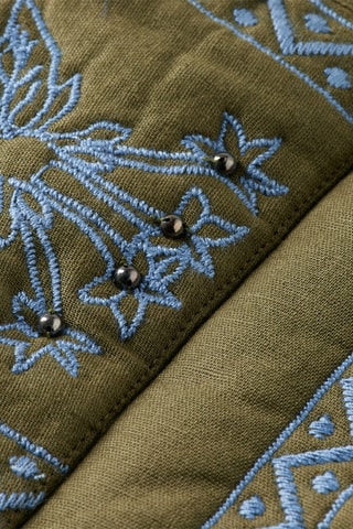 Mouwloos vest- Groen