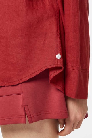 Linnen Blouse - Rood