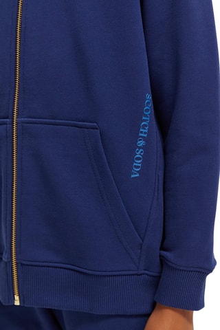 Biologisch Katoenen Sweater met Capuchon - Marineblauw