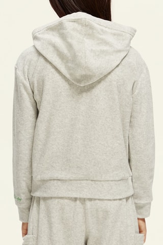 Sweater met capuchon - Lichtgrijs