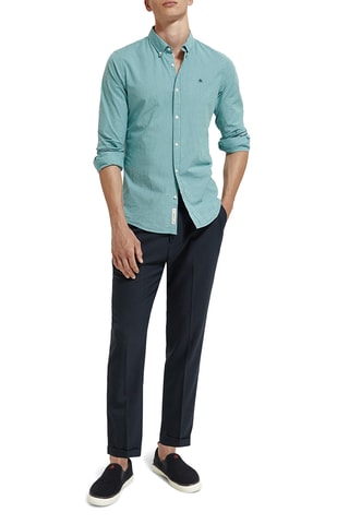 Biologisch Katoenen Blouse - Marineblauw