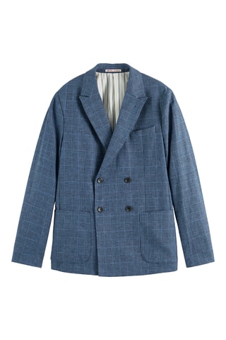 Linnen Blazer Blauw