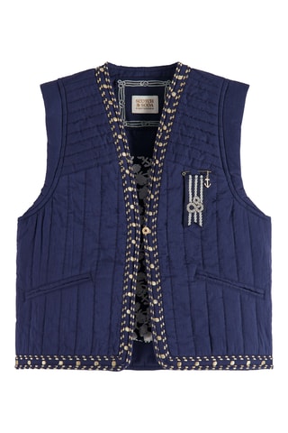 Mouwloos vest- Marineblauw