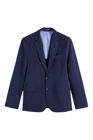 Wollen Blazer Marineblauw