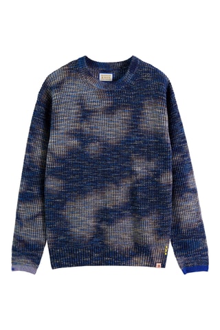 Trui tie and dye - Marineblauw