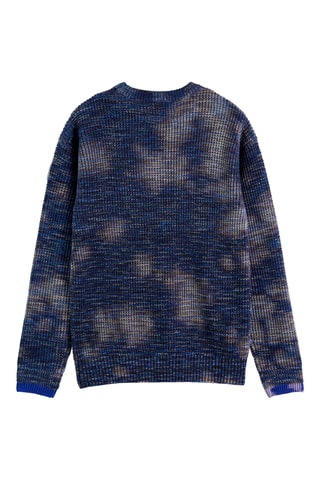 Trui tie and dye - Marineblauw