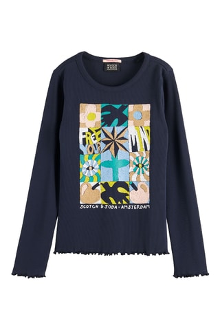 T-shirt - Marineblauw