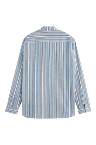 Linnen Overhemd Relaxed - Blauw