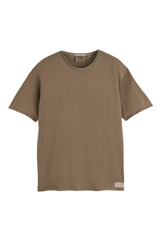 T-shirt relaxed - Beige foncé