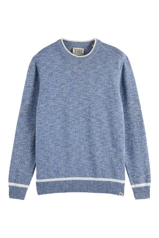 Trui regular- Gemêleerd Marineblauw