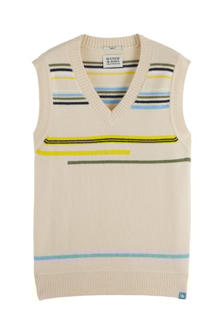 Mouwloos vest- Beige