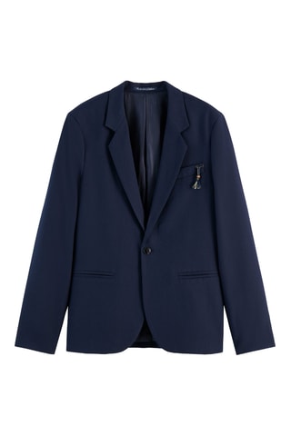 Blazer relaxed - Marineblauw