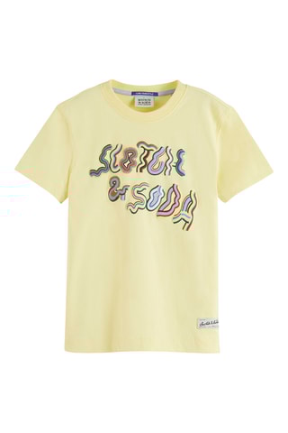 Biologisch Katoenen T-shirt - Geel