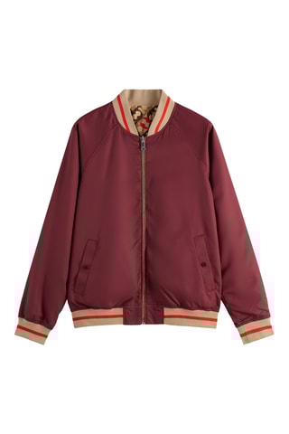 Dubbelzijdig Bomberjack - Bordeauxrood