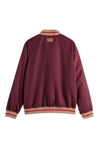 Dubbelzijdig Bomberjack - Bordeauxrood