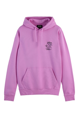 Sweater met capuchon - Donkerroze