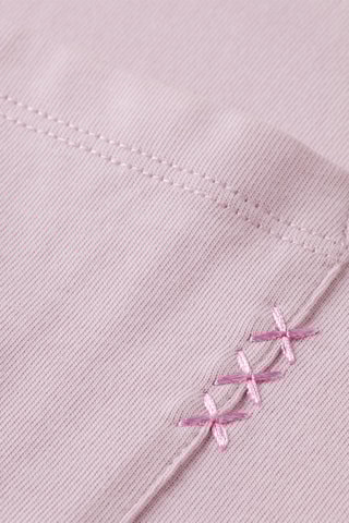 T-shirt relaxed en coton biologique - Rose