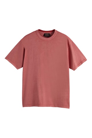 T-shirt relaxed - Steenrood