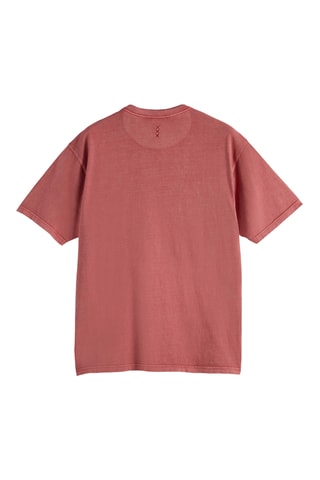 T-shirt relaxed - Steenrood