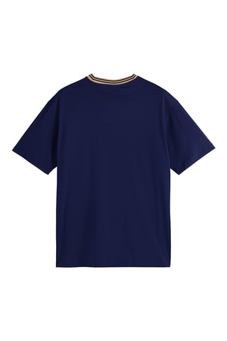 T-shirt relaxed - Marineblauw