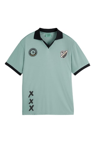 Wollen T-shirt - Zeegroen