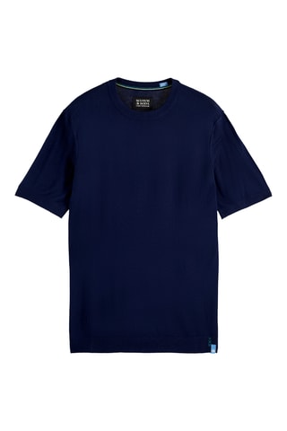 T-shirt regular - Marineblauw