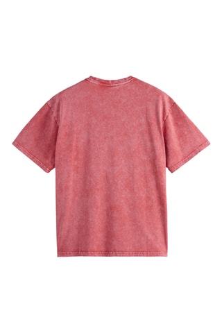 T-shirt relaxed - Rood