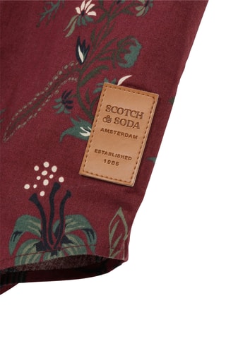 Overhemd - Bordeauxrood