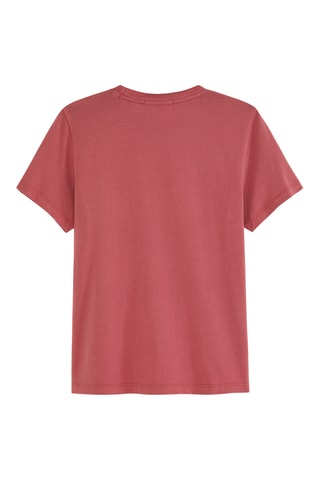 T-shirt - Steenrood