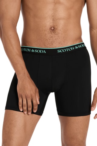 3 Biologisch Katoenen Boxers - Blauw