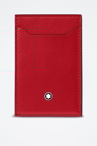 Tarjetero de piel - Rojo