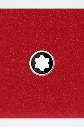 Tarjetero de piel - Rojo