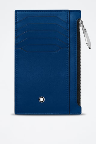 Cartera de piel - Azul