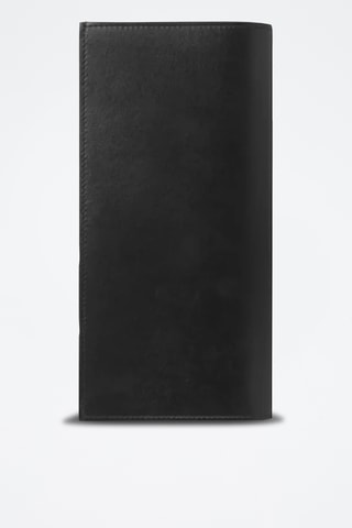 Cartera de piel - Negro
