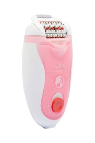 Epilateur électrique Silence Soft Calor - Tête amovible et 3 têtes accessoires inclus - 24 pinces