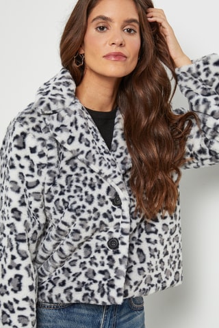 Chaqueta - Blanco y gris