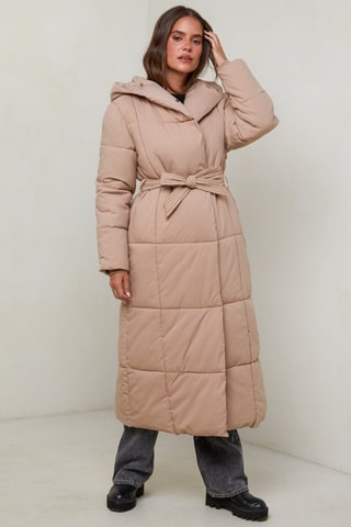 Anorak con capucha - Camel