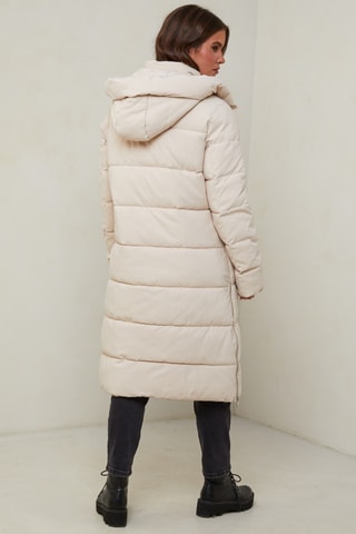 Anorak con capucha - Crudo