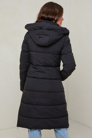 Anorak con capucha - Negro