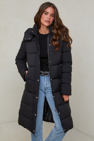 Anorak con capucha - Negro