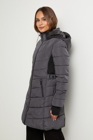 Anorak con capucha - Antracita