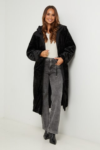 Abrigo reversible - Negro