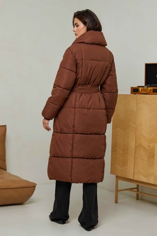 Anorak largo - Marrón
