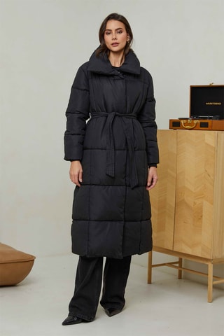 Anorak largo - Negro